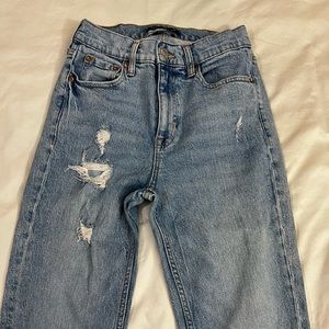 Aeropostale high rise flare light wash jeans